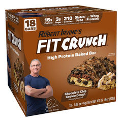 FITCRUNCH Snack Size bars on a display for on-the-go energy.