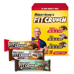 FITCRUNCH snack-size peanut butter bar for on-the-go protein