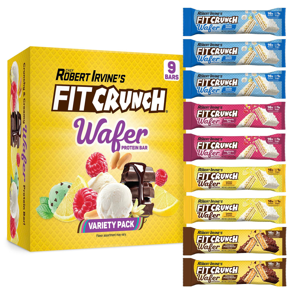 FitCrunch vanilla wafer: crunchy protein snack for on-the-go energy