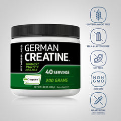 Fitness Labs Creatine Powder label-closeup showing high-purity ingredients