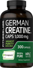 Fitness Labs German Creatine Monohydrate bottle for workouts