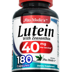 FITO MEDIC'S lutein concentrate bottle for daily eye support.
