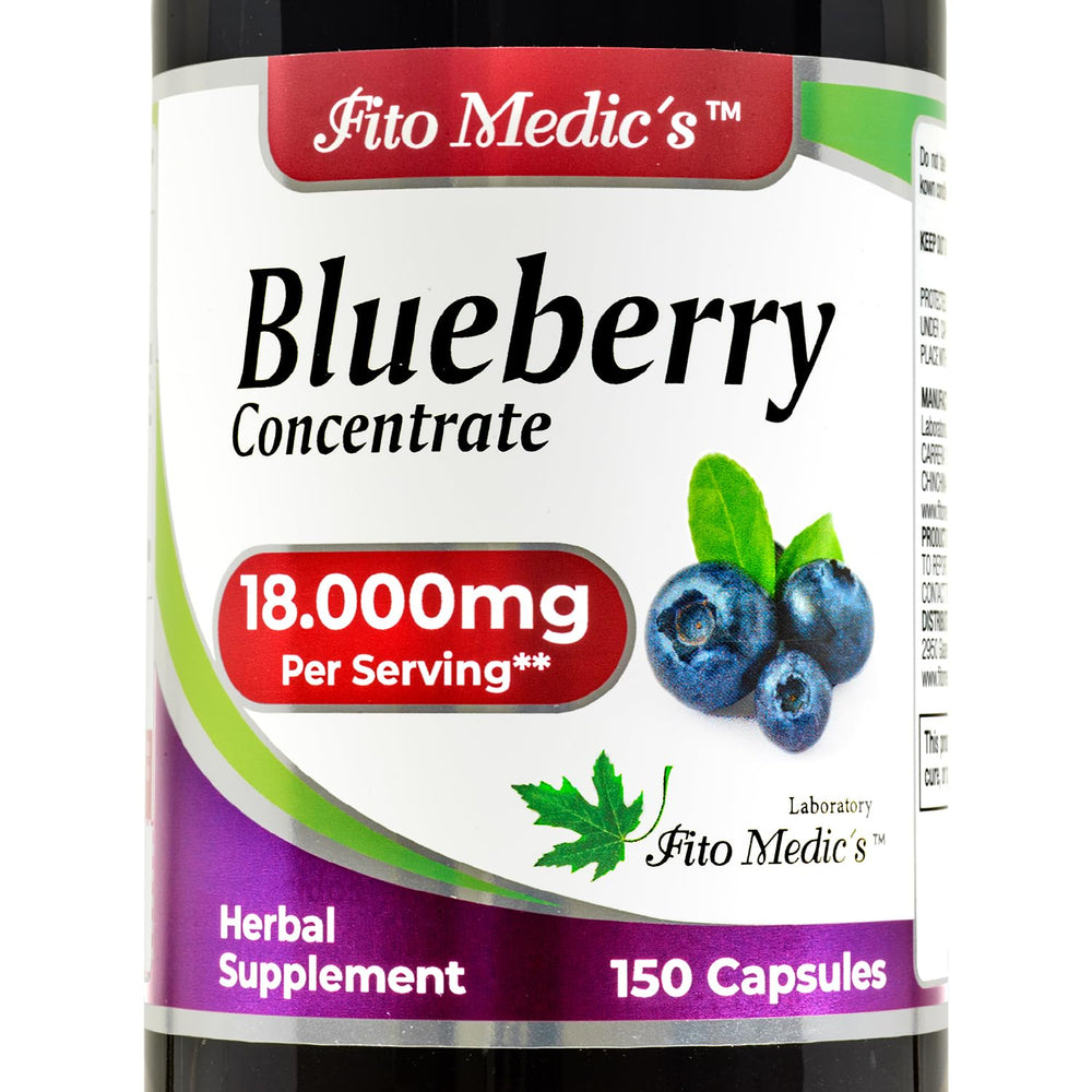 FITO MEDIC'S Blueberry extract bottle for daily wellness support