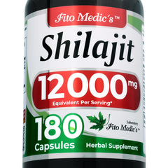 FITO MEDIC'S Lab Shilajit Capsules bottle front for daily wellness support.