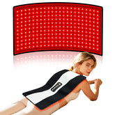 Fittyfun red light therapy pad covers the back for versatile home use.