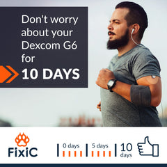Waterproof FixiC G6 patch helps secure sensors during activities