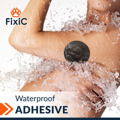 Fixic Freestyle patch displays 3 inch diameter for stable sensor contact