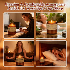 FKJOL amber moss candle in amber jar earthy scent.