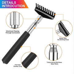 Flanker-L back scratcher anti-slip handle for a comfortable grip.