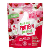 FlavCity Grass Fed Whey Protein berries-cream scoop for quick post-workout fuel.