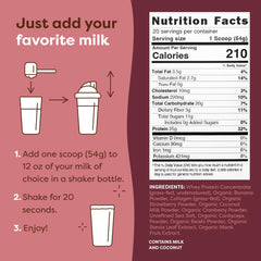 FlavCity ingredients closeup shows high-quality protein and collagen blend.