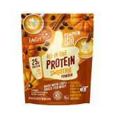 FlavCity grass-fed whey pumpkin spice container showing real ingredients and gluten-free label