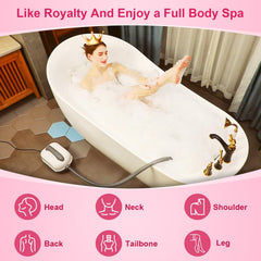 Flgocexs full-body tub massage mat targets head-to-toe comfort.