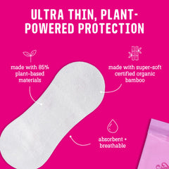 FLO Daily Liners breathable soft material against the skin