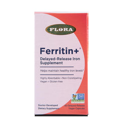 Flora Ferritin+ daily-dose capsule ready for daily use.