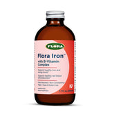 Flora Iron with B-Vitamin Complex bottle showcases easy daily energy support