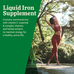 Floradix dosing spoon with liquid for daily use
