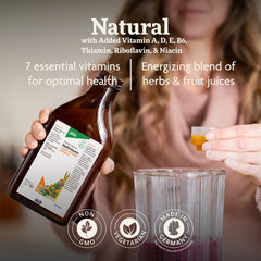 Floradix Epresat natural ingredient blend with fruits for daily wellness.