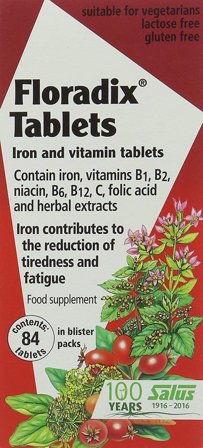 Floradix Iron bottle, 84-count bundle for easy daily use