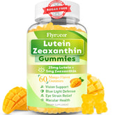 Flyrocer Sugar Free Lutein Gummies pack shot for daily eye care.