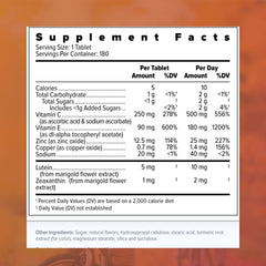 Focus Select made-in-USA eye supplement arranged for daily use