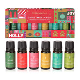 Folkulture Christmas Oils Set packaging displays a festive gift-ready box