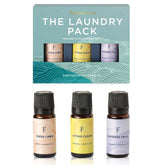 Folkulture essential oils set for laundry and dryer balls adds lasting freshness to fabrics.