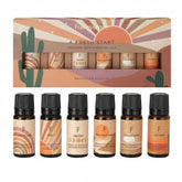 Folkulture Fresh Start essential oil set bottle closeup for calming aromatherapy