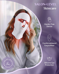 FOLOKE mask features 120 LED beads delivering even facial illumination.