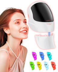 FOLOKE Red Light Therapy Mask for Face shows even coverage for radiant skin