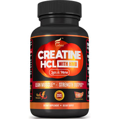 Folona Creatine HCL capsules bottle showcases high absorption-ready formula.