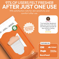 FOMIN wipes aluminum-free formula suitable for sensitive skin
