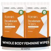 FOMIN Acidified Deodorant Wipes underarms quick freshness
