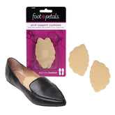 Foot Petals arch support cushion inset provides comfortable arch support and reduces foot fatigue.