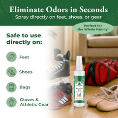 Foot Sense boots-cleats-refresh keeps outdoor footwear odor-free between wears.