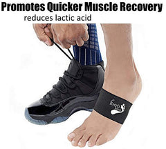 FOOTS LOVE unisex arch sleeve worn under socks for versatile use.