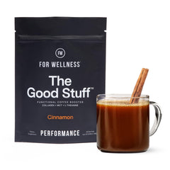 For Wellness The Good Stuff bottle provides steady energy for focused mornings.
