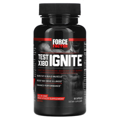 Green tea extract in Force Factor Test X180 Ignite indicating thermogenic properties