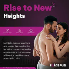 FORCE FUEL Eagle Endurance bottle back with dosage guidance and quality ingredients.