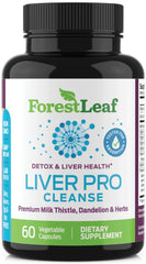 ForestLeaf Liver Cleanse bottle front, signaling liver wellness support for daily detox routines