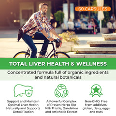 ForestLeaf Liver Cleanse ingredients milk thistle illustration highlighting antioxidant-rich herb