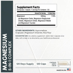 ForestLeaf Magnesium Complex capsules, easy daily support.