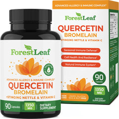 ForestLeaf Quercetin bottle front for easy daily supplementation.