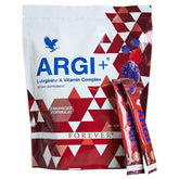 Forever Living ARGI+ stick packet for on-the-go use supporting nitric oxide production