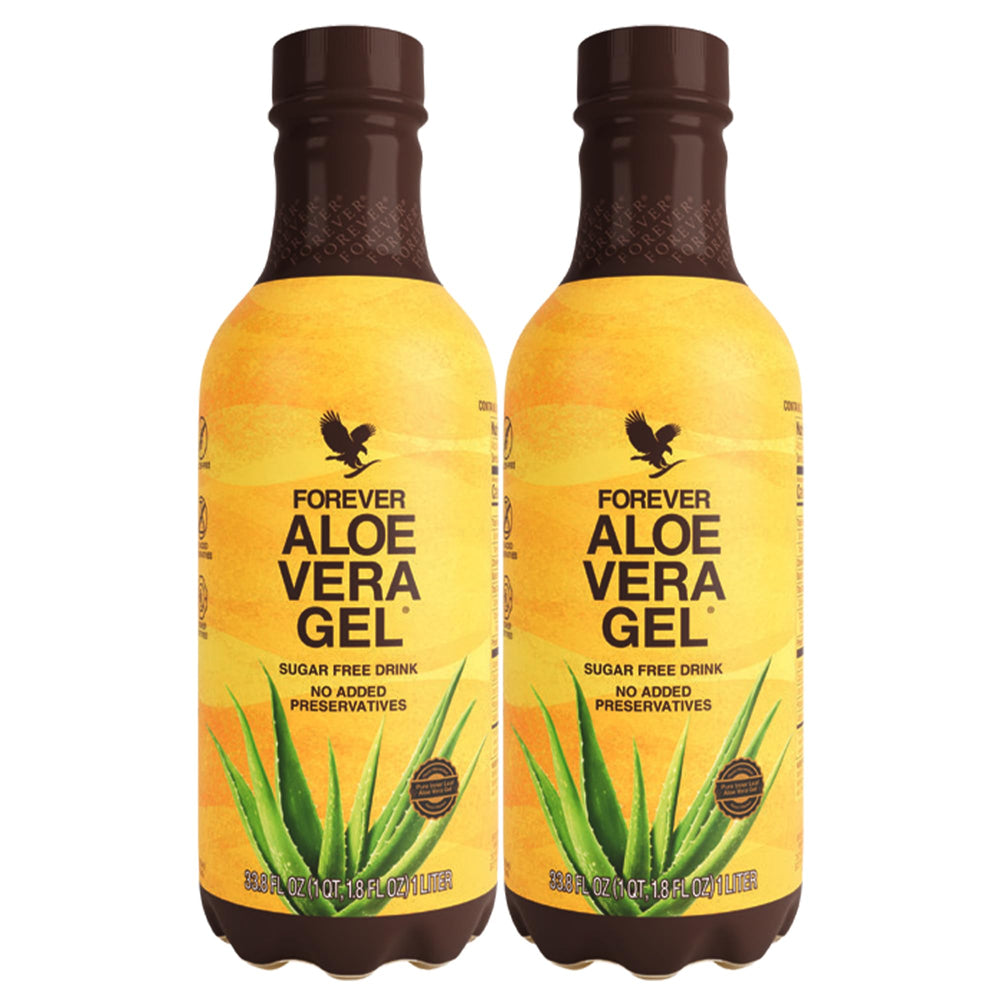 Forever Living Aloe Vera Gel bottle with inner leaf concentrate, suitable for daily use