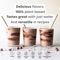 Form Vegan Protein powder with scoop ready to mix into smoothies