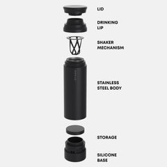 FORME silent shaker eliminates rattling for smooth workouts