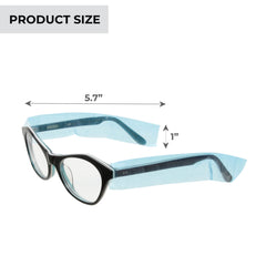 ForPro eyeglass sleeve protects lenses from chemicals in salon environments