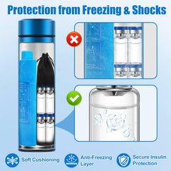 Ice packs included with Fortewell cooler for reliable temperature maintenance.