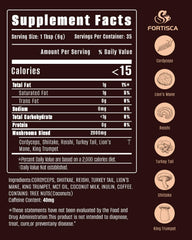 FORTISCA Mushroom Coffee scoop measuring one tablespoon for consistent strength
